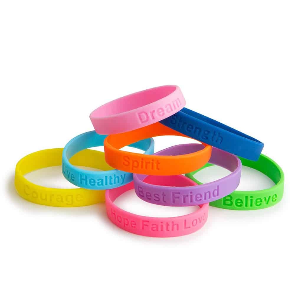 Custom Debossed Wristbands Personalized Wristbands Event Wristbands Custom Debossed  Silicone Bracelets - Etsy