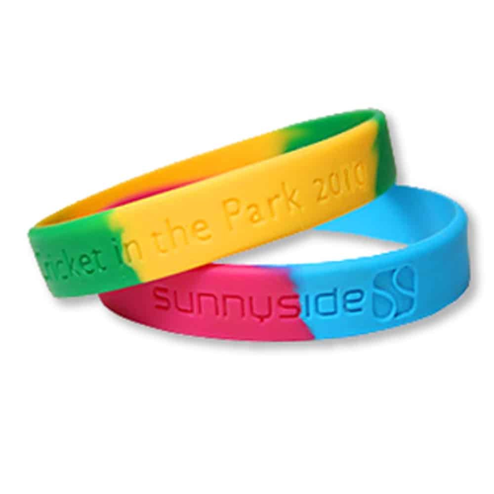 Amazon.com : Muka Custom Silicone Wristbands 100 PCS, Debossed Ink Injected Rubber  Bracelets for Fundraisers Motivation Support-Mint-Adult (Large): 8-3/4 x  1/2 inch : Office Products